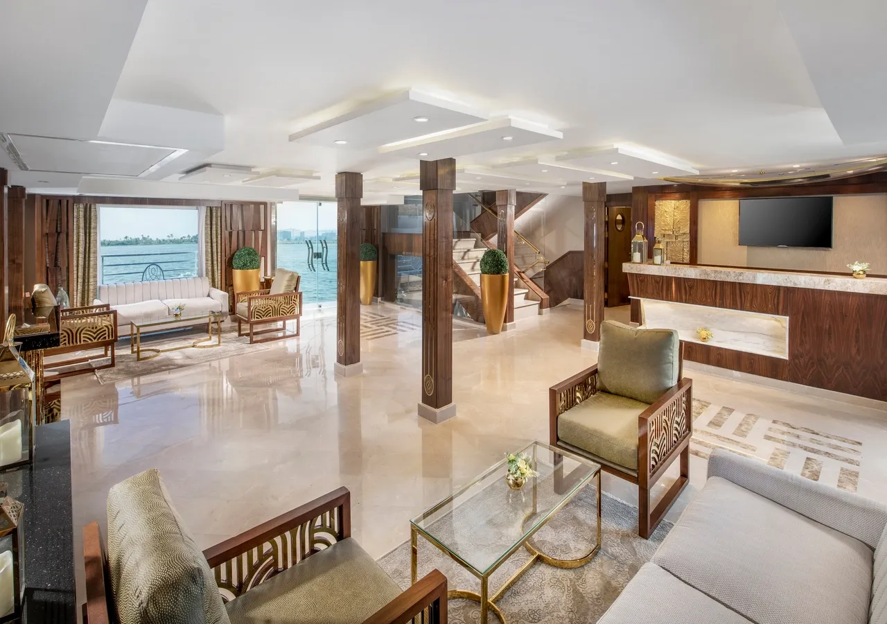 Lobby of the HS Sindbad Nile Cruise Nile cruise